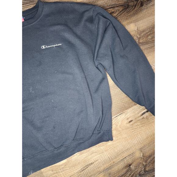 Vtg 90s Champion Faded Sweatshirt XL Hip Hop Grunge Track Gym Sport Athletic USA - Picture 6 of 16